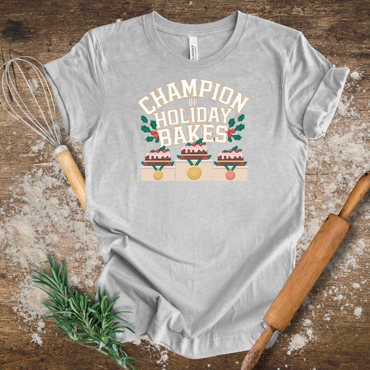 Champion of Holiday Bakes T-shirt