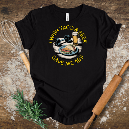 I Wish Taco & Beer T-shirt