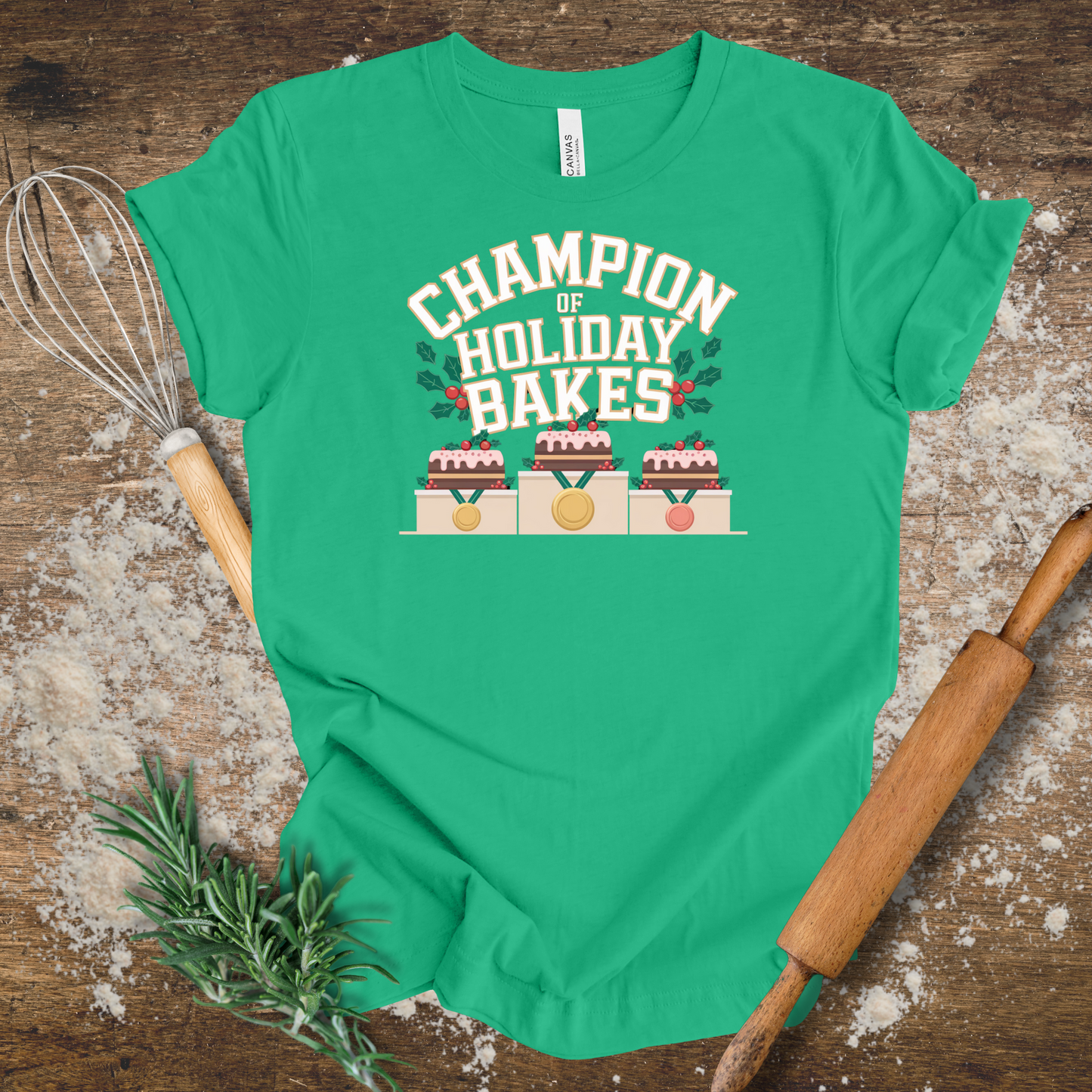 Champion of Holiday Bakes T-shirt