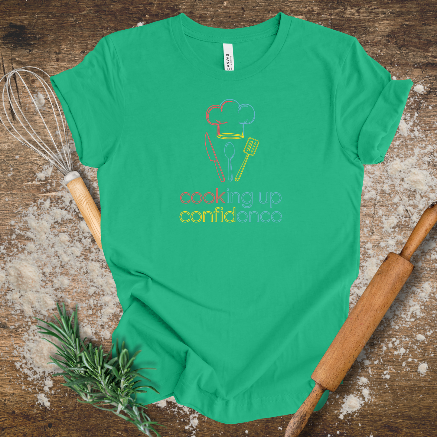 Cooking Up Confidence T-shirt